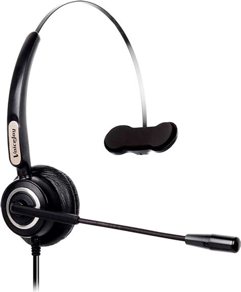 Amazon VoiceJoy Auriculares Monoaurales De Oficina Con Conector