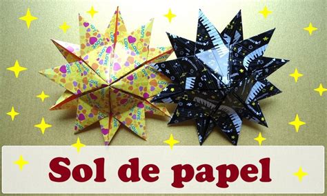 Como Fazer Um Sol De Papel Modular Raios Diagramas De Origami