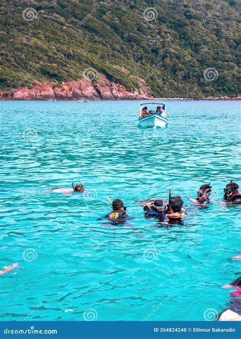 Group of Tourists are Snorkeling and Swimming in Pulau Redang Stock Photo - Image of clear, dive ...