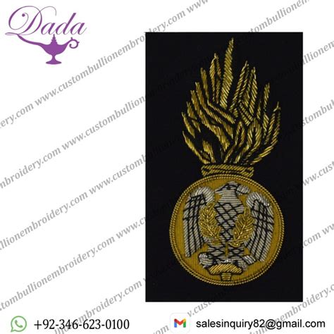 Royal Irish Fusiliers Embroidered Blazer Badges Bullion Crest Bullion