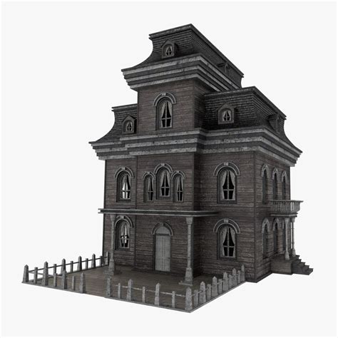 Haunted House Free 3D Models download - Free3D