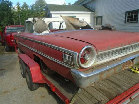 1963 Ford Galaxie Convertible Project For Sale