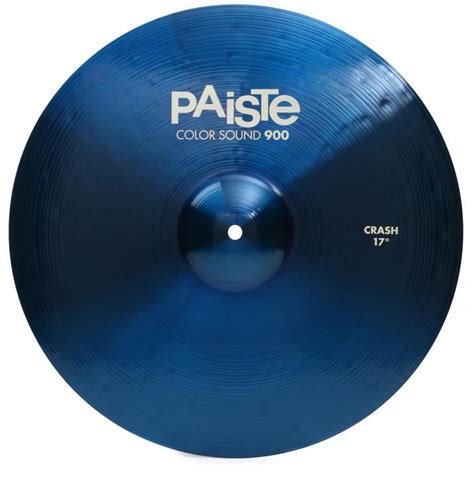 Paiste 17 Inch Color Sound 900 Blue Crash Cymbal Sweetwater