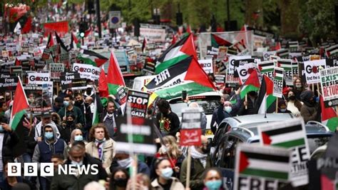 Thousands Protest In London Over Israel Gaza Violence