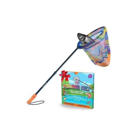 This Rainbow Kids Fishing Net Is Telescopic Lightweight And Super Easy