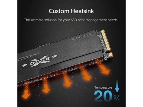 Silicon Power XD80 M.2 2280 2TB PCI-Express 3.0 x4, NVMe 1.3 TLC ...