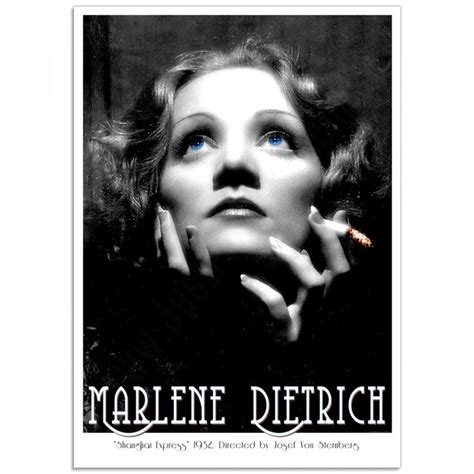 Blue Marlene Marlene Dietrich Vons Express Movie Posters Movies