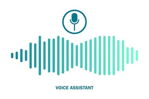 Premium Vector Voice Assistant Icon Vector Personal Assistant Soundwave Symbol