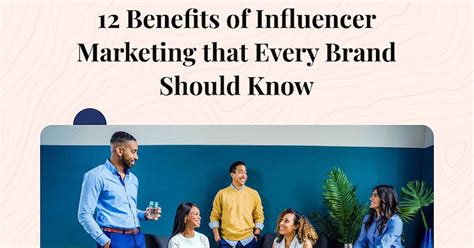 12 Benefits Of Influencer Marketing For Brands Infographic