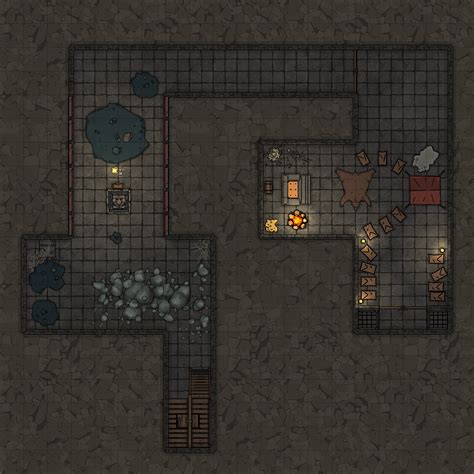 [oc] Maps For Copperknight Hold From Dungeon Delve 4e R Dndmaps