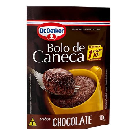 Caixa C 24un Bolo De Caneca Chocolate 70g Ref 347021 Dr Oetker