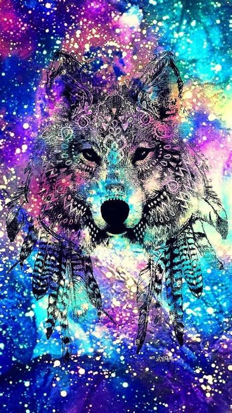 Purple Galaxy Wolf Wallpapers - Wallpaper Cave