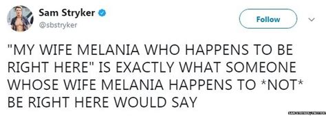 Is Donald Trump Using A Fake Melania Conspiracy Theories Flood Social Media Bbc News