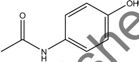 Chemical Structure Of Paracetamol