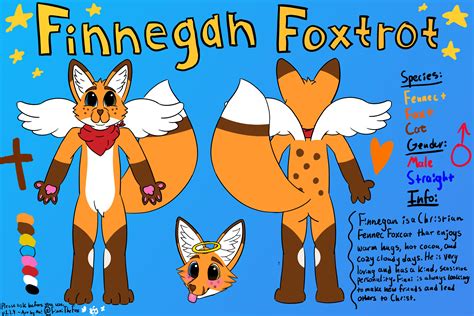 I Finally Finished My Refsheet For My Fursona What Do You Think 🦊🧡