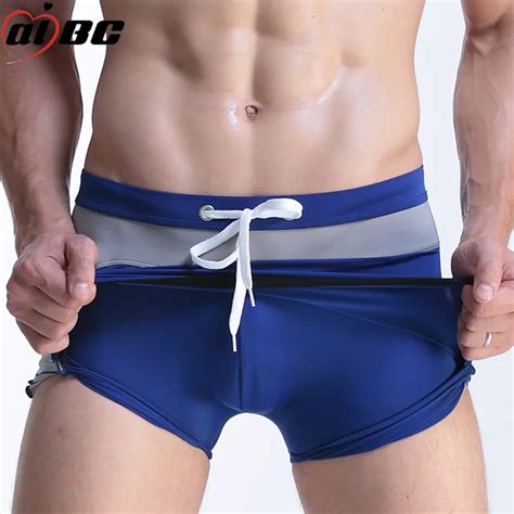 Men Swim Briefs Swimsuit Sexy Gay Penis Pouch Swimwear Surf Board Wear