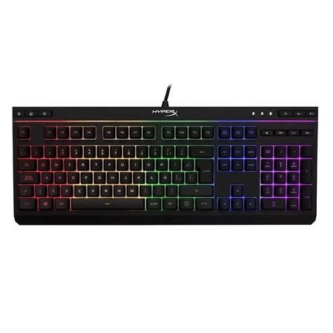 Teclado Gamer Semimecanico Membrana Rgb Hyperx Alloy Core Hyperx