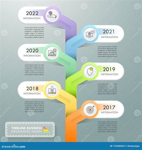 Timeline Business Concept Infographic Template Can Be Used For