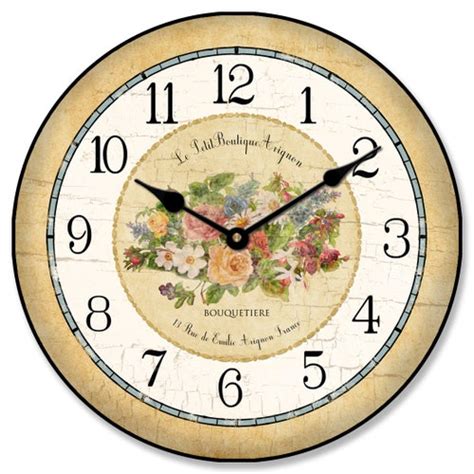 Poppies Wall Clock 8 Sizes To Choose Made In Usa Lifetime Etsy