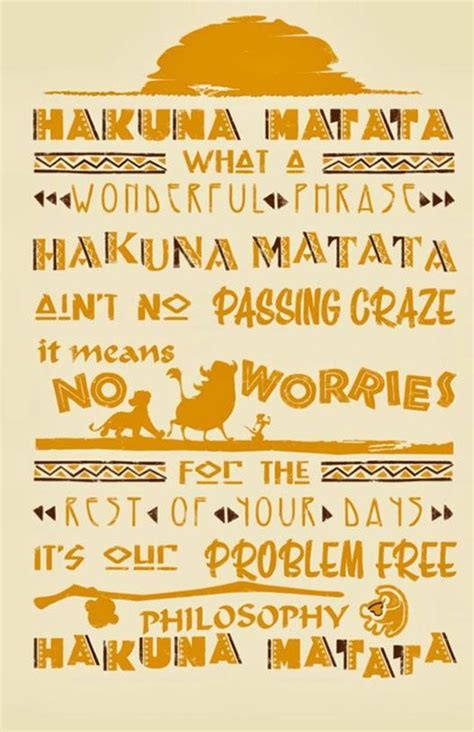 Hakuna Matata Pictures, Photos, and Images for Facebook, Tumblr ...