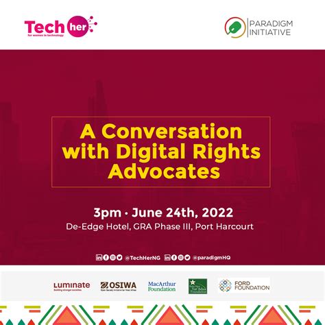 A CONVERSATION WITH DIGITAL RIGHTS ADVOCATES IN PORT HARCOURT BY