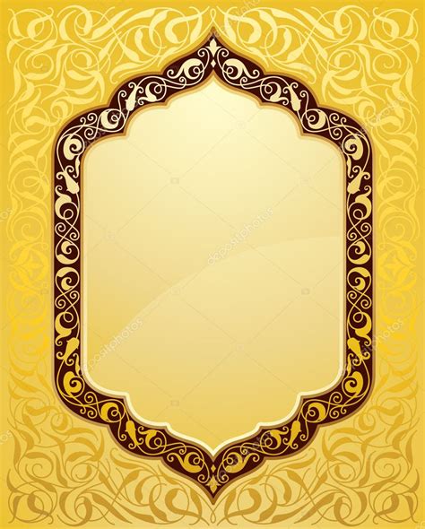 Elegant Islamic Template Design — Stock Vector © Rchicano 23580395