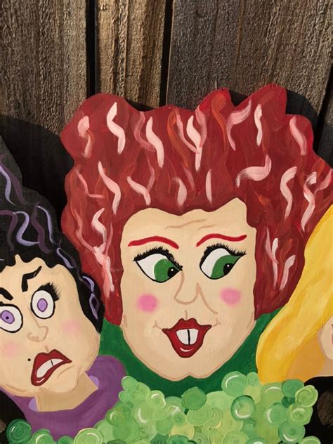 Hocus Pocus Sanderson Sisters Halloween Fallwitch Door Etsy