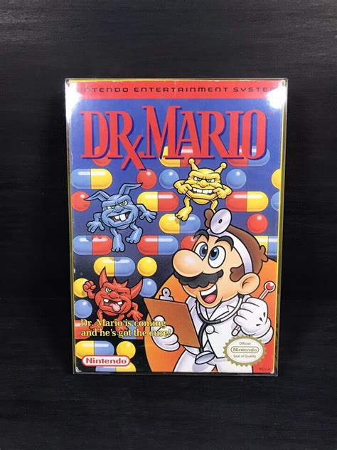 Dr Mario Nintendo Nes 1990 Complete In Box Cib Authentic And