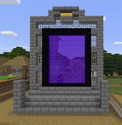 Restored This Giant Ruined Portal I Found R Minecraft