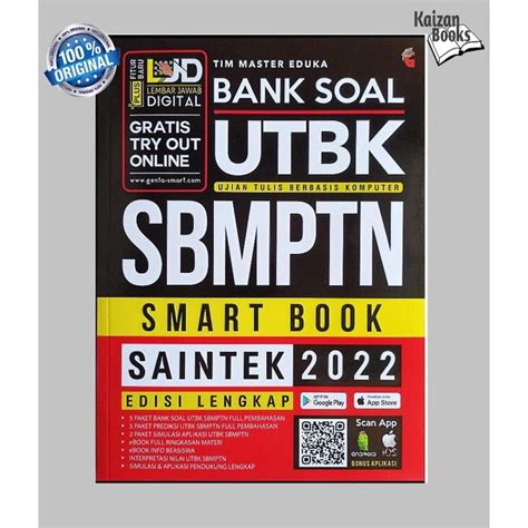 Jual Buku Bank Soal Utbk Sbmptn Saintek 2022 New Release Shopee