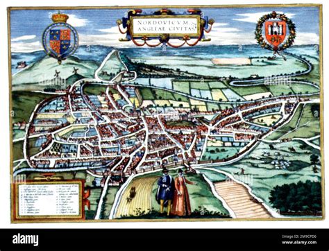 Map of Norwich, Norfolk, England Stock Photo - Alamy