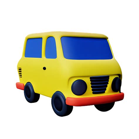 Van 3d Rendering Icon Illustration 28578744 Png