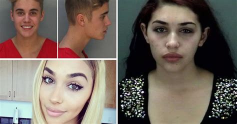 Justin Bieber Girl Chantel Jeffries Prison Mug Shot Blonde Model Is No