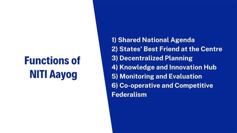 Niti Aayog Functions Free Economic Blogs Scholarszilla