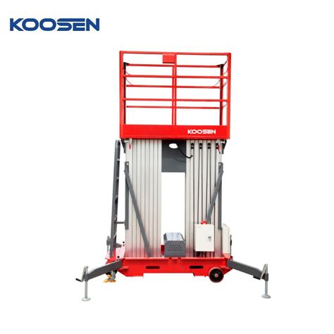 High Quality M Double Mast Telescopic Vertical Mast Lift Platform