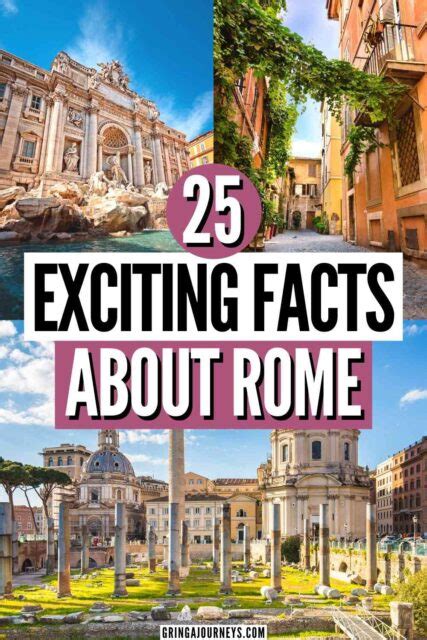 25 Interesting Facts About Rome Modern Ancient Rome Fun Facts