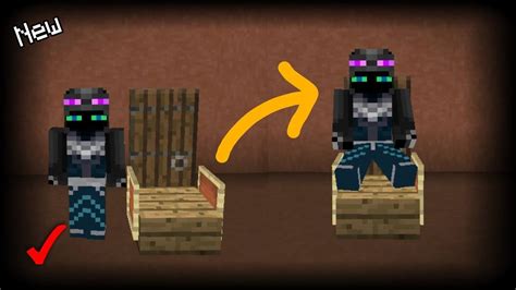 Como Hacer Una Silla Que Funciona En Minecraft Pe Silla Sin