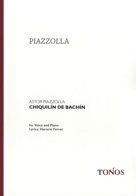 Chiquilin De Bachin Von Astor Piazzolla Im Stretta Noten Shop Kaufen