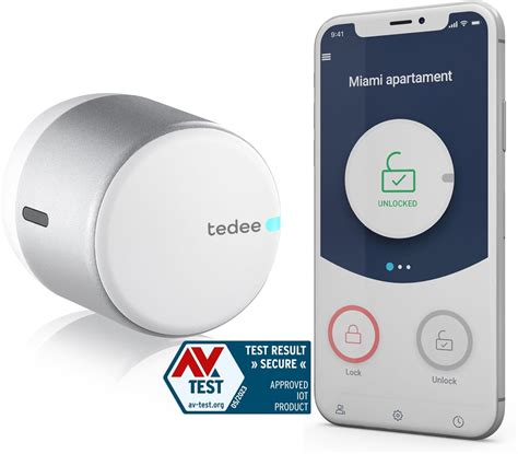 tedee Go Smart Lock utan konvertering Nyckelfritt elektriskt lås med