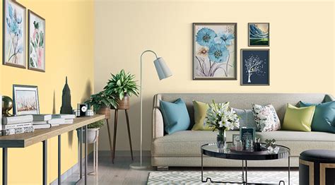 Colour Combination For Living Room By Asian Paints Two Birds Home