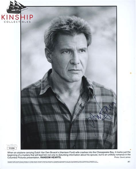 Harrison Ford Signed 8x10 Movie Promo Photo Jsa Loa Star Wars Auto