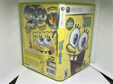 Spongebobs Truth Or Square Microsoft Xbox 360 2009 Tested And Working 752919551165 Ebay