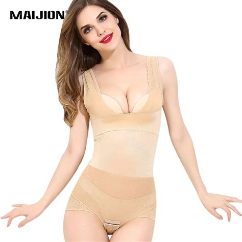 Buy Maijion Women Hallow Out Slimming Underwear Bodysuit Sexy Lady Full Body