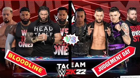 Wwe K The Bloodline Vs The Judgement Day Tag Team Elimination Match