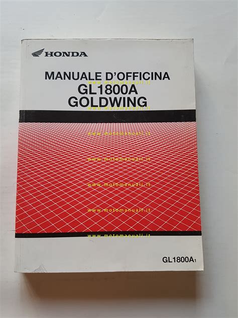 Honda Gl A Gold Wing Manuale Officina Italiano Originale