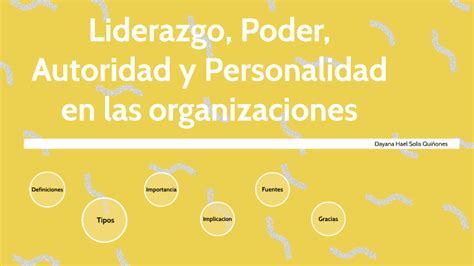 Liderazgo Poder Autoridad Y Personalidad En Las Organizaciones By Dayana Solis On Prezi