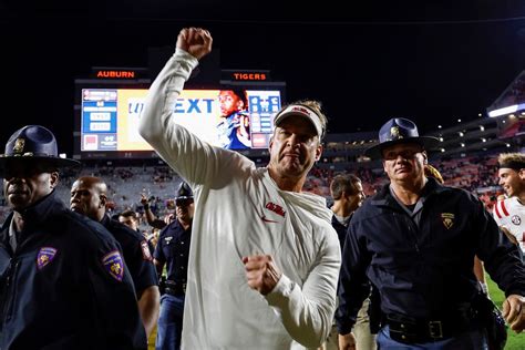 Everything Ole Miss Head Coach Lane Kiffin Said About His Win Over Auburn