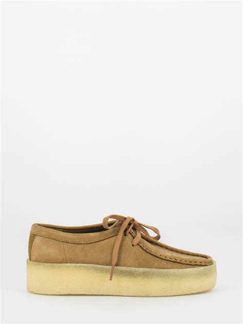 Clarks Wallabee Cup Tan Nubuck Stimm