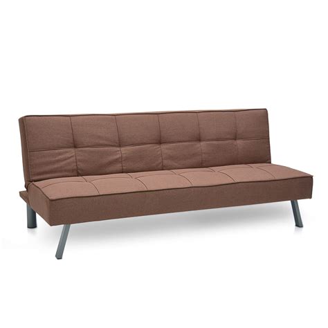 Buy Modern Design SOFA CUM BED MH 124 Brown OR 3 Seater Sofa Soft PU