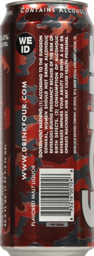 Four Loko Fruit Punch Premium Flavored Hard Beverage Single Can 24 Fl